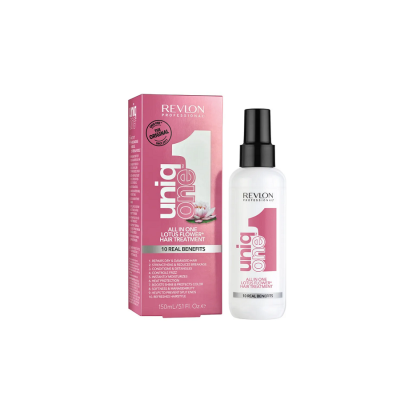 Revlon Uniq One All in One Lotus Flower Hair Treatment - Маска-спрей несмываемая с ароматом лотоса 150 мл