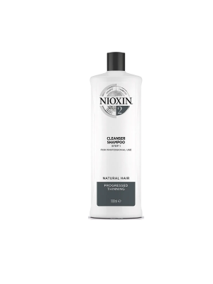 Nioxin System 2 Shampoo - Очищающий шампунь для натуральных истонченных волос 1000 мл