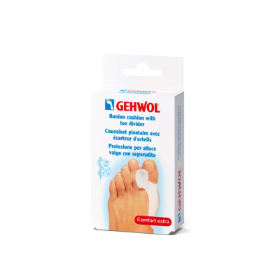 Gehwol Bunion Cushion With Toe Divider - Гель-корректор и накладка на большой палец 1 шт