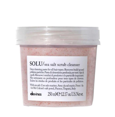 Davines Essential Haircare Solu Sea Salt Scrub Cleanser - Скраб с морской солью 250 мл