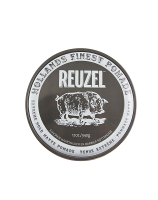 Reuzel Extreme Hold Matte Pomade - Помада сильной фиксации 340 г