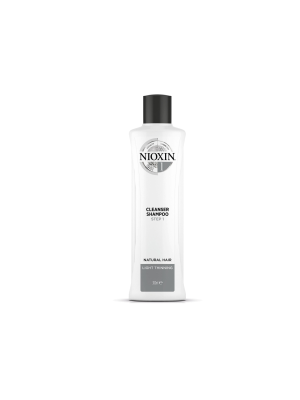 Nioxin System 1 Shampoo - Очищающий шампунь для натуральных волос с тенденцией к истончению 300 мл