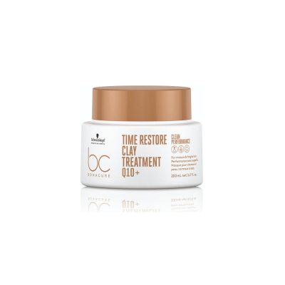 Schwarzkopf Bonacure Time Restore Clay Treatment - Маска-глина для зрелых и длинных волос 200 мл