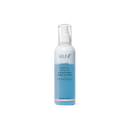 Keune Keratin Smooth 2-Phase Spray - Двухфазный кондиционер-спрей кератиновый комплекс 200 мл