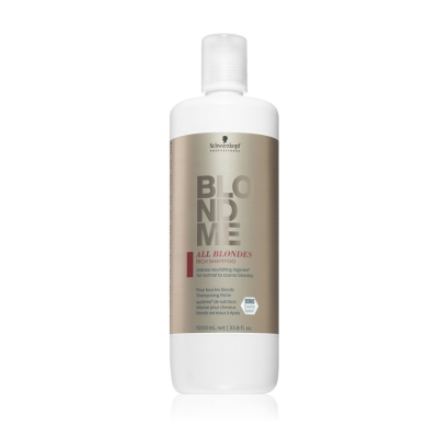 Schwarzkopf BlondMe All Blondes Rich Shampoo - Обогащенный шампунь для средних и жестких волос всех типов блонд 1000 мл
