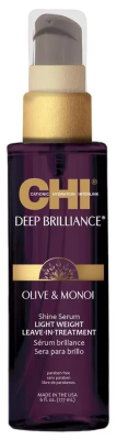 CHI Deep Brilliance Shine Serum - Несмываемая сыворотка-сияние для волос 177 мл