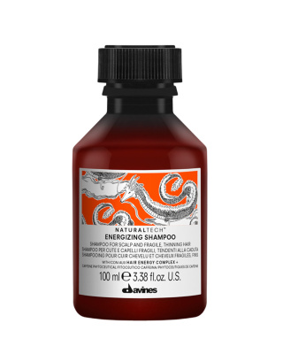 Davines Natural Tech Energizing Shampoo - Энергетический шампунь от выпадения волос 100 мл