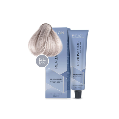 Revlon Revlonissimo Colorsmetique 1211 MN - Перманентная краска для волос интенсивный блонд пепельный нейтрализующий 60 мл