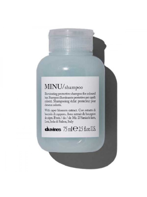 Davines Essential Haircare Minu Shampoo - Защитный шампунь для сохранения косметического цвета волос 75 мл
