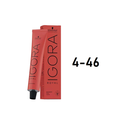 Schwarzkopf Igora Royal 4-46 - Перманентный краситель средний коричневый бежевый шоколадный 60 мл
