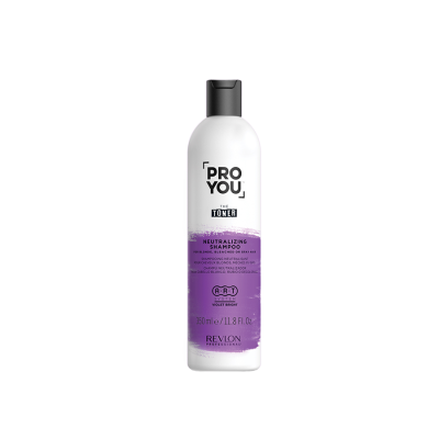 Revlon Pro You The Toner Neutralizing Shampoo - Нейтрализующий шампунь для светлых, обесцвеченных и седых волос 350 мл