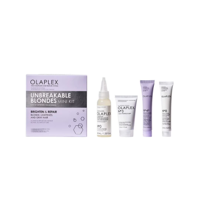 Olaplex Unbreakable Blondes Mini Kit - Набор миниатюр для ухода за светлыми и седыми волосами