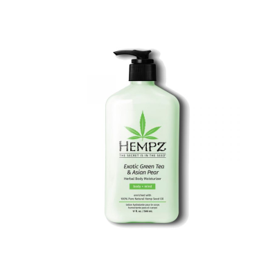 Hempz Exotic Green Tea & Asian Pear Herbal Moisturizer - Молочко для тела увлажняющее Зеленый чай и Груша 500 мл