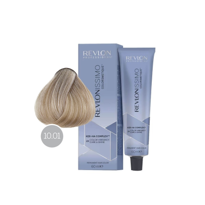 Revlon Revlonissimo Colorsmetique 10.01 - Перманентная краска для волос очень сильно светлый блонд натурально-пепельный 60 мл