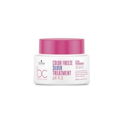 Schwarzkopf Bonacure Color Freeze Silver Treatment - Маска для седых и осветленных волос 200 мл
