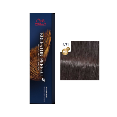 Wella Koleston Perfect ME+ 4/71 - Стойкая краска тирамису 60 мл