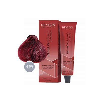Revlon Revlonissimo Colorsmetique 4.65 - Перманентная краска для волос коричневый красно-махагоновый 60 мл