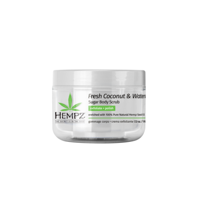 Hempz Fresh Coconut & Watermelon Sugar Body Scrub - Скраб для тела Кокос и Арбуз 176 г