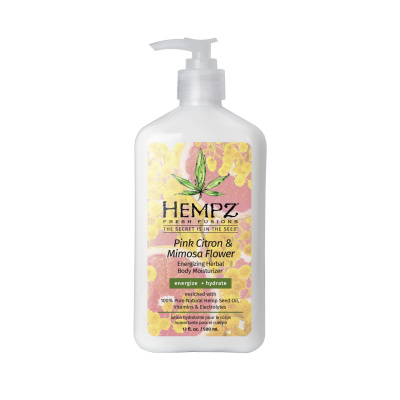 Hempz Pink Citron & Mimosa Flower Herbal Body Moisturizer - Молочко для тела увлажняющее Розовый Лимон и Мимоза 500 мл