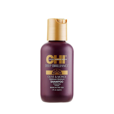 CHI Deep Brilliance Optimum Moisture Shampoo - Увлажняющий шампунь для поврежденных волос 59 мл