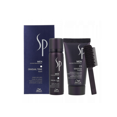 Wella SP Just Men Gradual Tone - Набор для закрашивания седины черный