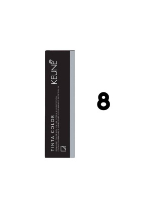 Keune Tinta Color 8 - Стойкая краска для волос светлый блондин 60 мл