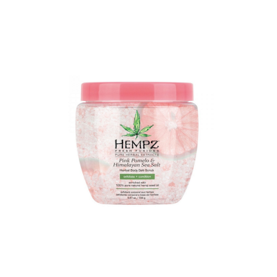 Hempz Pink Pomelo & Himalayan Sea Salt Herbal Body Salt Scrub - Скраб для тела Помело и Гималайская соль 155 г