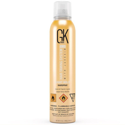 GKhair Global Keratin Hair Spray Light Hold - Лак для волос легкой фиксации 320 мл