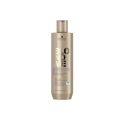 Schwarzkopf BlondMe Cool Blondes Neutralizing Shampoo - Оттеночный шампунь для светлых волос нейтрализующий желтизну 300 мл