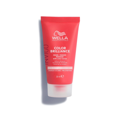 Wella Invigo Color Brilliance Mask - Маска для защиты цвета окрашенных нормальных и тонких волос 30 мл