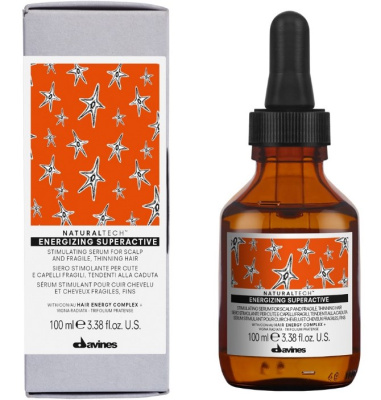 Davines Natural Tech Energizing Superactive - Суперактивная сыворотка от выпадения волос