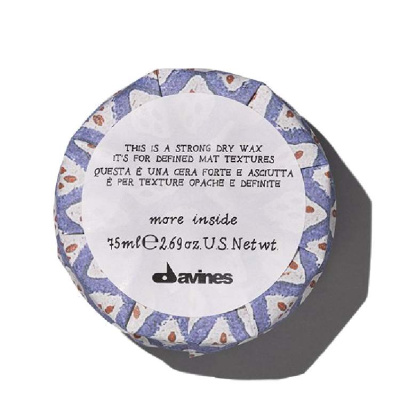 Davines More Inside Strong Dry Wax - Сухой воск для текстурных матовых акцентов 75 мл