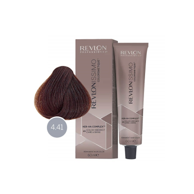 Revlon Revlonissimo Colorsmetique 4.41 - Перманентная краска для волос коричневый каштаново-пепельный 60 мл