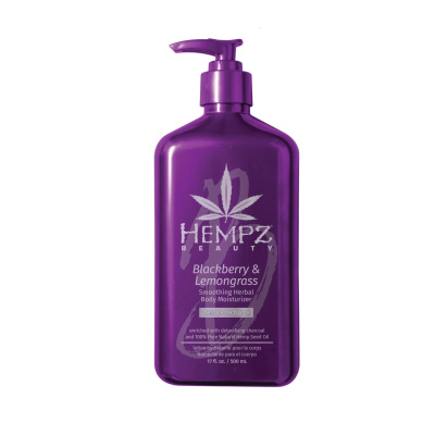 Hempz Beauty Blackberry & Lemongrass Moisturizer - Молочко для тела разглаживающее Ежевика и Лемонграсс 500 мл