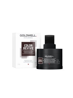 Goldwell Dualsenses Color Revive Root Retouch Powder Dark Brown To Black - Пудра-корректор для волос темный шатен 3,7 г