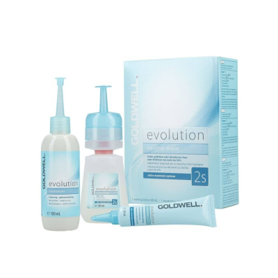 Goldwell Evolution Neutral Wave 2S - Нейтральная химическая завивка для осветленных или мелированных волос более 60% (набор)
