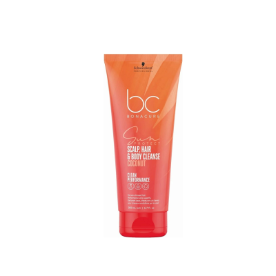 Schwarzkopf Bonacure Sun Protect Scalp, Hair & Body Cleanse - Шампунь защита от солнца для волос и тела 200 мл