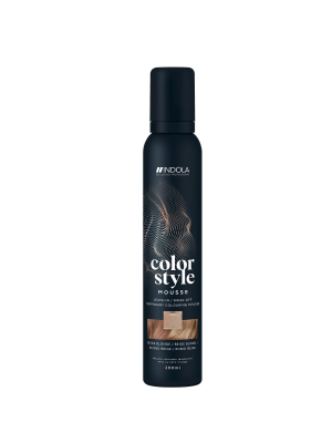 Indola Color Style Mousse - Оттеночный мусс для укладки жемчужный бежевый 200 мл