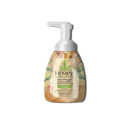 Hempz Sweet Pineapple & Honey Melon Herbal Foaming Hand Wash - Гель-мусс для рук Ананас и Медовая дыня 236 мл