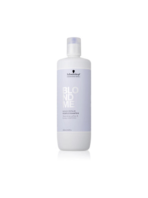 Schwarzkopf BlondMe Bond Repair Purple Shampoo - Шампунь для нейтрализации желтизны 1000 мл