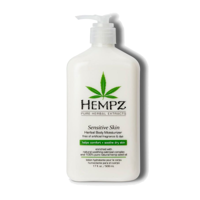 Hempz Sensitive Skin Herbal Moisturizer - Молочко для тела увлажняющее для Чувствительной кожи 500 мл