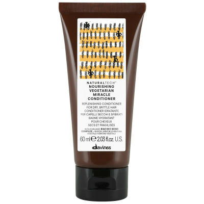 Davines Natural Tech Nourishing Vegetarian Miracle Conditioner - Питательный кондиционер Вегетарианское чудо 60 мл