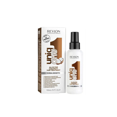 Revlon Uniq One All in One Coconut Hair Treatment - Маска-спрей несмываемая с ароматом кокоса 150 мл