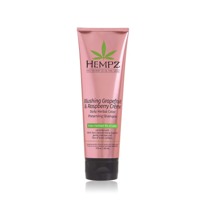 Hempz Blushing Grapefruit & Raspberry Creme Shampoo - Шампунь Грейпфрут Малина для сохранения цвета и блеска окрашенных волос 265 мл