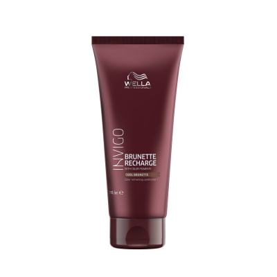 Wella Invigo Color Recharge Cool Brunette Conditioner - Оттеночный кондиционер для холодных коричневых оттенков 200 мл