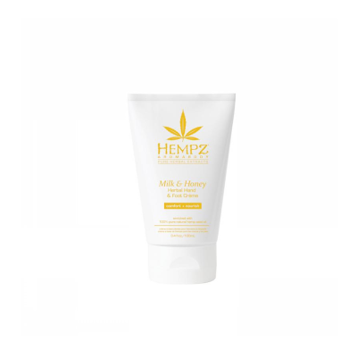 Hempz Milk & Honey Herbal Hand & Foot Creme - Крем для рук и ног Молоко и Мед 100 мл