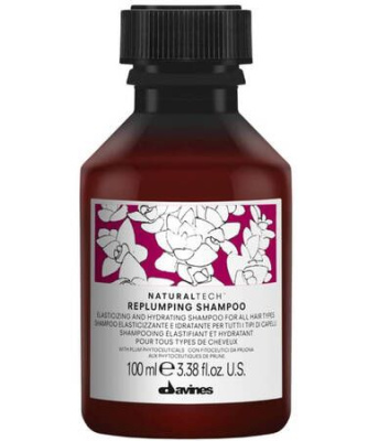 Davines Natural Tech Replumping Shampoo - Уплотняющий шампунь 100 мл