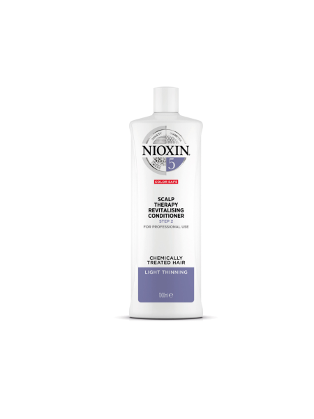 Nioxin System 5 Conditioner - Увлажняющий кондиционер для химически обработанных волос с тенденцией к истончению