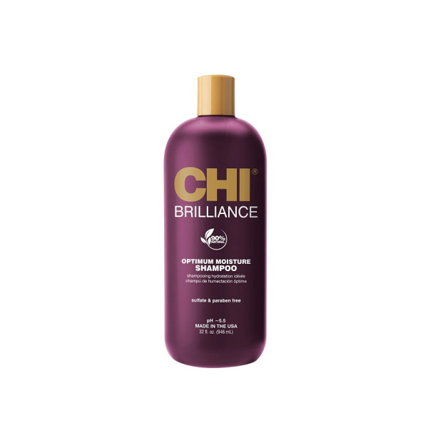 CHI Deep Brilliance Optimum Moisture Shampoo - Увлажняющий шампунь для поврежденных волос