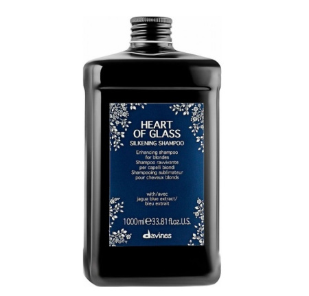 Davines Heart of Glass Silkening Shampoo - Шампунь для сияния блонд 1000 мл